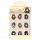 Stempel gumowy Santoro Owalny Mix, 1szt